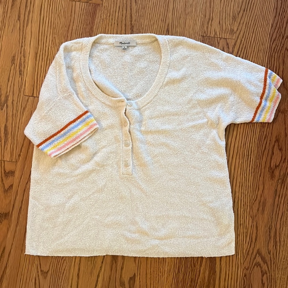 Madewell pullover button front